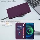 For Redmi 15 5G Global / 15 4G SEA 169.5mm Skin Feel Solid Color Leather Phone Case with Lanyard(Violet) - 3
