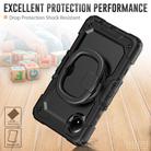 For Xiaomi Redmi Pad SE 8.7 2024 D Type Silicone Hybrid PC Tablet Case with Handle Holder(Black) - 3