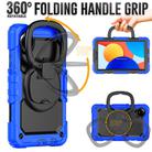 For Xiaomi Redmi Pad SE 8.7 2024 D Type Silicone Hybrid PC Tablet Case with Handle Holder(Blue) - 2