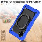 For Xiaomi Redmi Pad SE 8.7 2024 D Type Silicone Hybrid PC Tablet Case with Handle Holder(Blue) - 3