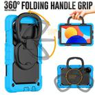 For Xiaomi Redmi Pad SE 8.7 2024 D Type Silicone Hybrid PC Tablet Case with Handle Holder(Light Blue) - 2
