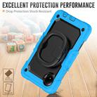 For Xiaomi Redmi Pad SE 8.7 2024 D Type Silicone Hybrid PC Tablet Case with Handle Holder(Light Blue) - 3