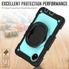 For Xiaomi Redmi Pad SE 8.7 2024 D Type Silicone Hybrid PC Tablet Case with Handle Holder(Light Blue PC) - 3