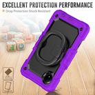 For Xiaomi Redmi Pad SE 8.7 2024 D Type Silicone Hybrid PC Tablet Case with Handle Holder(Purple) - 3