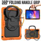 For Xiaomi Redmi Pad 2 D Type Silicone Hybrid PC Tablet Case with Handle Holder(Orange) - 3