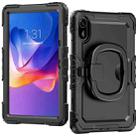 For Xiaomi Redmi Pad 2 D Type Silicone Hybrid PC Tablet Case with Handle Holder(Black) - 2