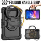 For Xiaomi Redmi Pad 2 D Type Silicone Hybrid PC Tablet Case with Handle Holder(Black) - 3