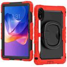 For Xiaomi Redmi Pad 2 D Type Silicone Hybrid PC Tablet Case with Handle Holder(Red) - 2