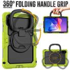 For Xiaomi Redmi Pad 2 D Type Silicone Hybrid PC Tablet Case with Handle Holder(Yellow Green) - 3