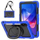 For Xiaomi Redmi Pad 2 D Type Silicone Hybrid PC Tablet Case with Handle Holder(Blue) - 1
