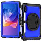 For Xiaomi Redmi Pad 2 D Type Silicone Hybrid PC Tablet Case with Handle Holder(Blue PC) - 2