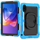 For Xiaomi Redmi Pad 2 D Type Silicone Hybrid PC Tablet Case with Handle Holder(Light Blue) - 2