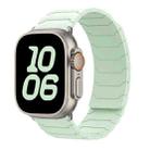 For Apple Watch 46mm / 49mm / 45mm / 44mm Magnetic Silicone Watch Band(Light Mint) - 1