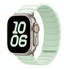 For Apple Watch 42mm / 41mm / 40mm / 38mm Magnetic Silicone Watch Band(Light Mint) - 1