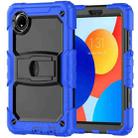 For Xiaomi Redmi Pad SE 8.7 2024 Silicone Hydric PC Tablet Case with Shoulder Strap & Holder(Dark Blue) - 2