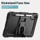 For Xiaomi Redmi Pad 2 11 2025 Silicone Hydric PC Tablet Case with Shoulder Strap & Holder(Black) - 3
