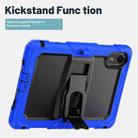 For Xiaomi Redmi Pad 2 11 2025 Silicone Hydric PC Tablet Case with Shoulder Strap & Holder(Dark Blue) - 3