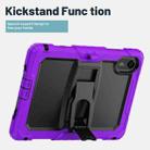 For Xiaomi Redmi Pad 2 11 2025 Silicone Hydric PC Tablet Case with Shoulder Strap & Holder(Purple) - 3