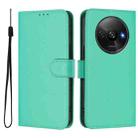 For Xiaomi Poco C61 4G Global Skin Feel Solid Color Leather Phone Case with Lanyard(Green) - 2