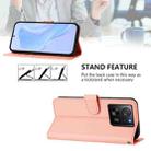 For Xiaomi 13T Pro Global / 13T Global Skin Feel Solid Color Leather Phone Case with Lanyard(Pink) - 3