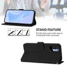 For Xiaomi Poco M3 Pro Skin Feel Solid Color Leather Phone Case with Lanyard(Black) - 3