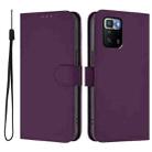 For Xiaomi Poco X3 GT Skin Feel Solid Color Leather Phone Case with Lanyard(Violet) - 2