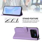 For Xiaomi Mi 11 Ultra Skin Feel Solid Color Leather Phone Case with Lanyard(Lavender Purple) - 3