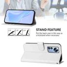 For Xiaomi 12S Pro / 12 Pro Skin Feel Solid Color Leather Phone Case with Lanyard(White) - 3