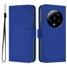 For Xiaomi 13 Ultra Skin Feel Solid Color Leather Phone Case with Lanyard(Dark Blue) - 2