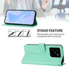 For Xiaomi 14 Skin Feel Solid Color Leather Phone Case with Lanyard(Mint Green) - 3