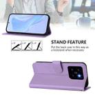 For Xiaomi 14 Pro 5G Global Skin Feel Solid Color Leather Phone Case with Lanyard(Lavender Purple) - 3