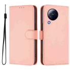 For Xiaomi Civi 3 5G Skin Feel Solid Color Leather Phone Case with Lanyard(Pink) - 2