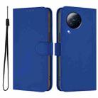 For Xiaomi Civi 3 5G Skin Feel Solid Color Leather Phone Case with Lanyard(Dark Blue) - 2