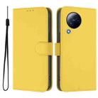 For Xiaomi Civi 3 5G Skin Feel Solid Color Leather Phone Case with Lanyard(Lemon Yellow) - 2