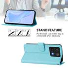 For Xiaomi 14T Skin Feel Solid Color Leather Phone Case with Lanyard(Sky Blue) - 3