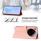 For Xiaomi 15 Ultra Skin Feel Solid Color Leather Phone Case with Lanyard(Pink) - 3