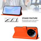 For Xiaomi 15 Ultra Skin Feel Solid Color Leather Phone Case with Lanyard(Orange) - 3