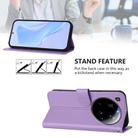 For Xiaomi 15 Ultra Skin Feel Solid Color Leather Phone Case with Lanyard(Lavender Purple) - 3