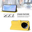 For Xiaomi 15 Ultra Skin Feel Solid Color Leather Phone Case with Lanyard(Lemon Yellow) - 3