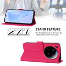 For Xiaomi 15 Ultra Skin Feel Solid Color Leather Phone Case with Lanyard(Rose Red) - 3