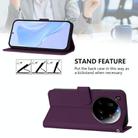 For Xiaomi 15 Ultra Skin Feel Solid Color Leather Phone Case with Lanyard(Violet) - 3
