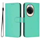 For Huawei nova 14 Skin Feel Solid Color Leather Phone Case with Lanyard(Green) - 2