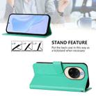 For Huawei nova 14 Skin Feel Solid Color Leather Phone Case with Lanyard(Green) - 4