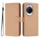 For Huawei nova 14 Ultra Skin Feel Solid Color Leather Phone Case with Lanyard(Nude) - 2