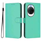 For Huawei nova 14 Ultra Skin Feel Solid Color Leather Phone Case with Lanyard(Green) - 2