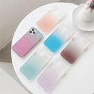 For iPhone 12 / 12 Pro Gradient Shockproof TPU + Acrylic Protective Case with Detachable Buttons(Gradient Blue) - 2