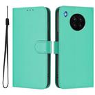 For Honor 50 Lite / Huawei nova 8i Skin Feel Solid Color Leather Phone Case with Lanyard(Green) - 2