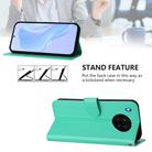 For Honor 50 Lite / Huawei nova 8i Skin Feel Solid Color Leather Phone Case with Lanyard(Green) - 3