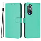 For Honor 50 Pro / Huawei nova 9 Pro Skin Feel Solid Color Leather Phone Case with Lanyard(Green) - 2