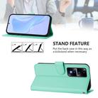 For Honor 80 GT Skin Feel Solid Color Leather Phone Case with Lanyard(Mint Green) - 3
